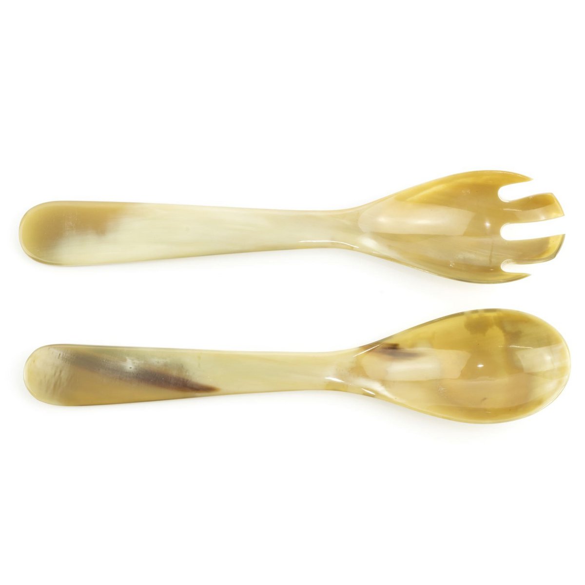 Couverts en corne blonde