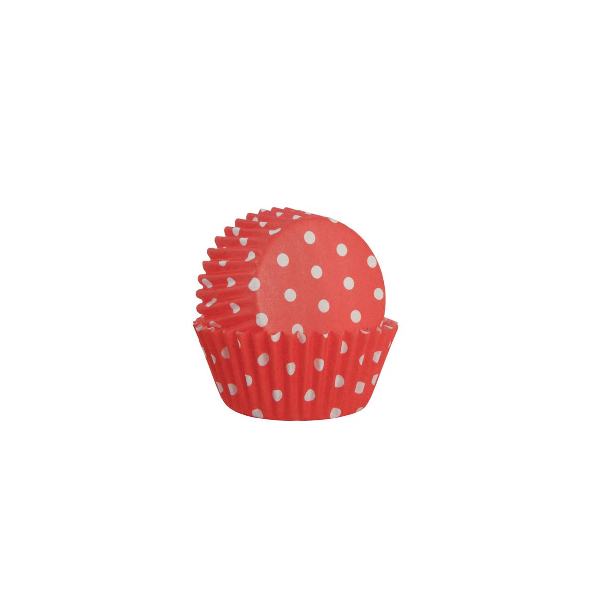 Polka dot red cupcake papers 60 pcs Isabelle Rose