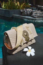 Aurora Leather Shoulder Bag - Mocca Suede