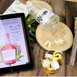 LOUISE & GASTON® Arrangiertes Rum-Zubereitungs- und Aufguss-Set – Geschenkideen – DIY-Geschenkbox Überraschungsverkostung – Weihnachten, Valentinstag, Feiertage, Geburtstag – Hergestellt in Frankreich – Hochwertige Zutaten
