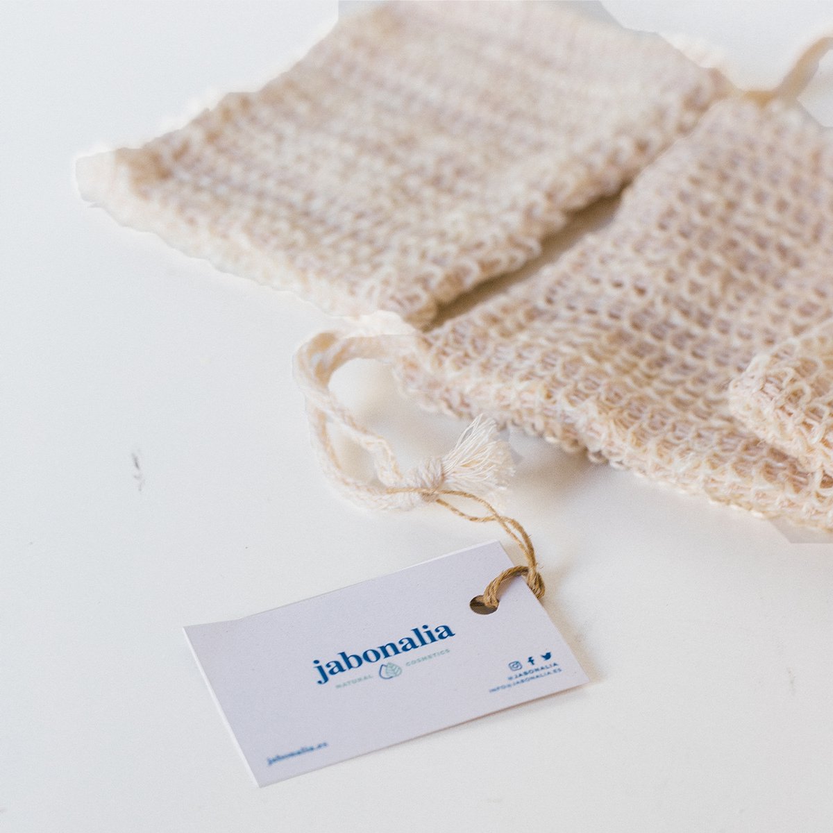 Soft exfoliation sponge bag