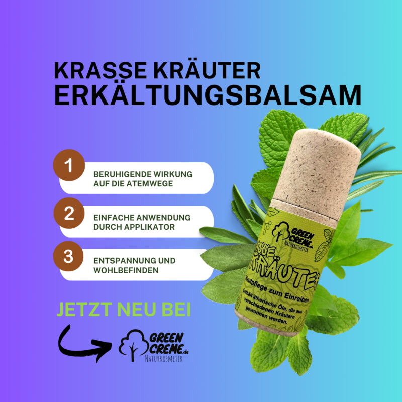 Fantastisk urte forkølelsesbalsam