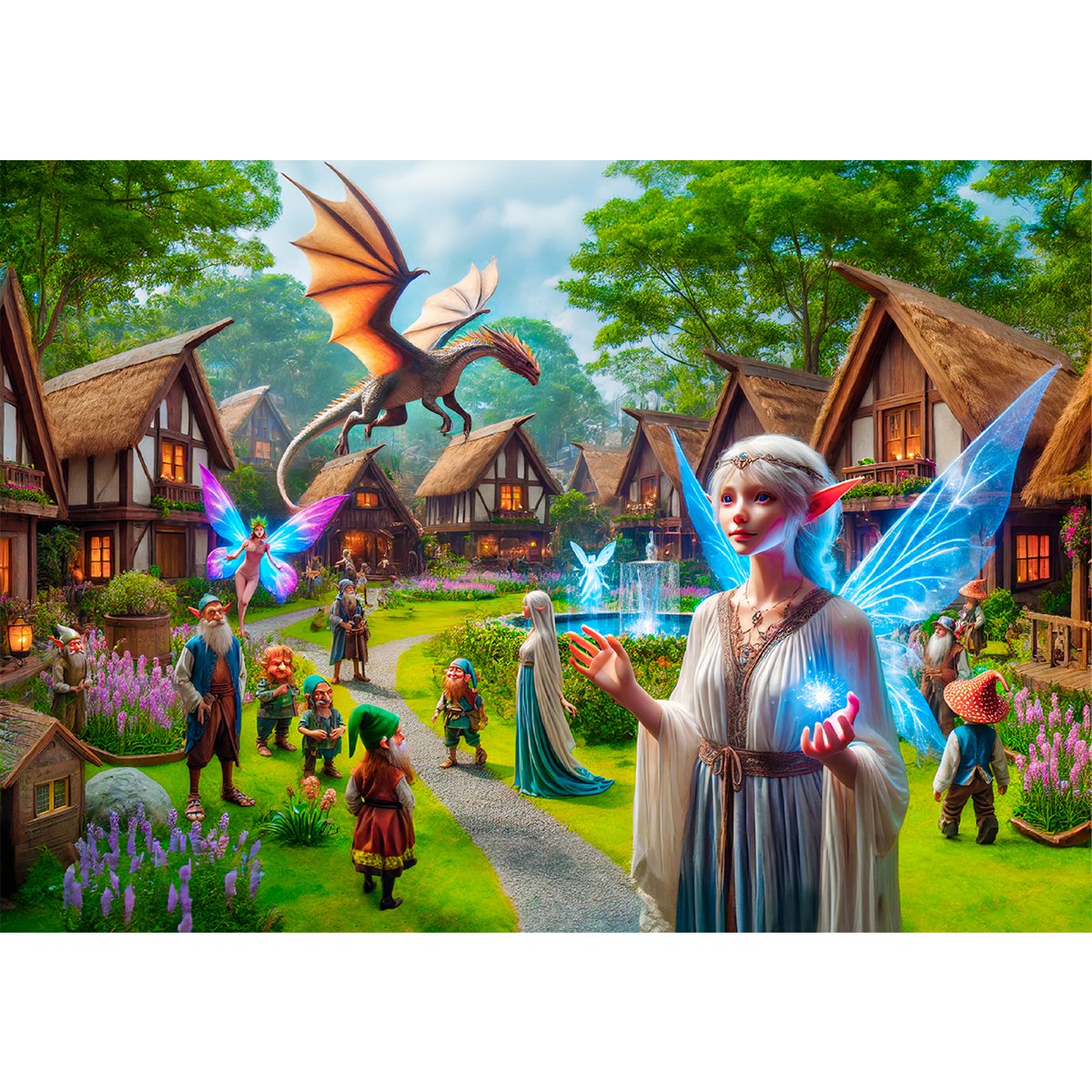 Puzzel - Fantasy Village