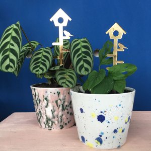 Plantstand set Birdhouse