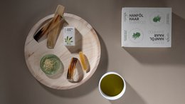Solid hemp hair shampoo with lemon balm