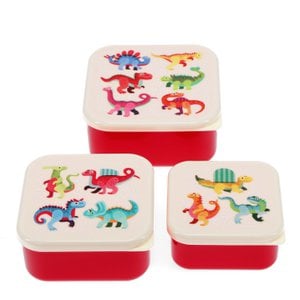 Snackboxen (3er-Set) - Baby Dinos