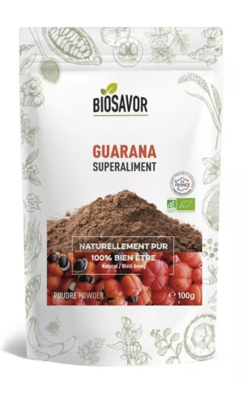 GUARANA POUDRE - 100G - KOMPLÉMENT ALIMENTAIRE