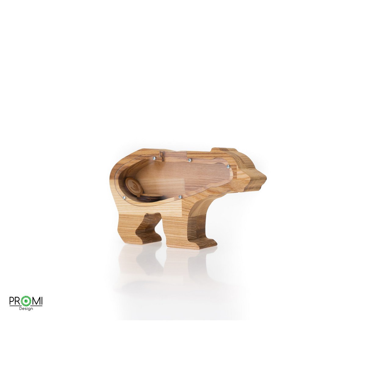 Sparschwein, Holzbär-Sparschwein