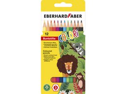 Colored pencil EFA 17.5cm cardboard case of 12 pcs. ass.kl wood-free