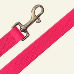 Waterproof multi-position leash Neon pink