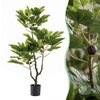 Kunstplant - Ficus Carica - Vijgenboom - 95 cm