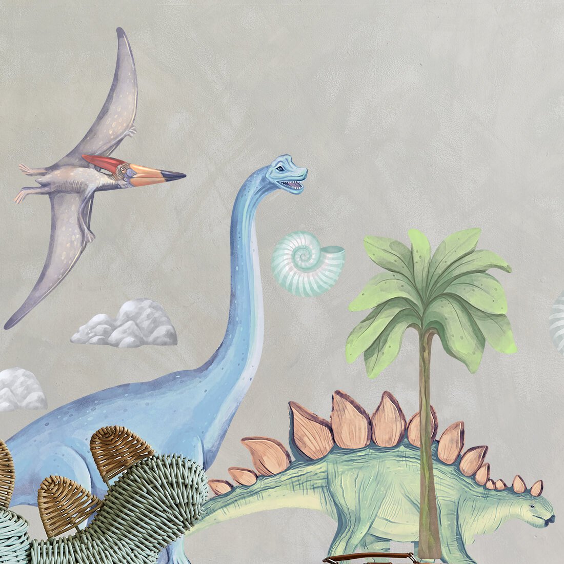 Autocollant mural | Dinosaures II