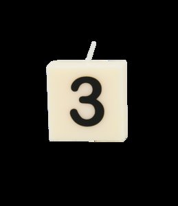 Letter and numbers candle - 3
