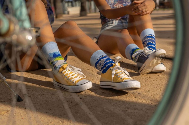 Freizeitsocken - Fahrräder