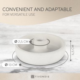 Ronda candle holder made of concrete - stylish and durable Modern design | Perfect for any ambience