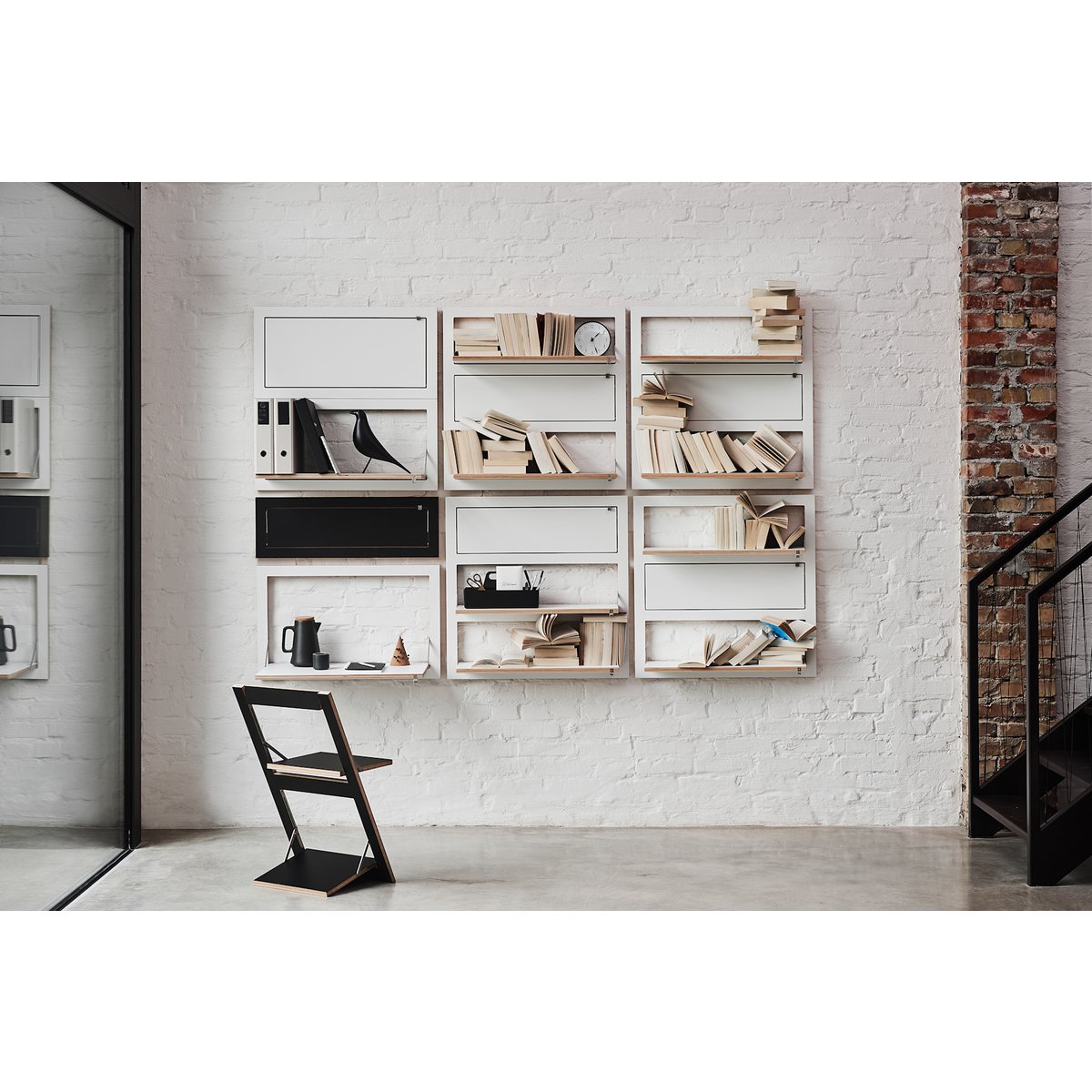 Fläpps Wall Desk/Secretary 80x50-1 - White