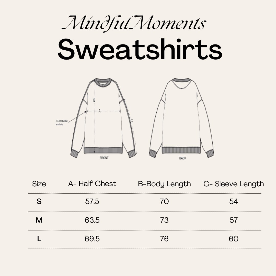Organic Sweatshirt, Enjoy Being Paused, Anthracite