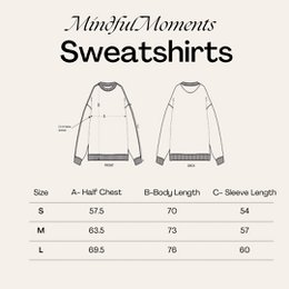 Bio-Sweatshirt, Enjoy Being Paused, Anthrazit