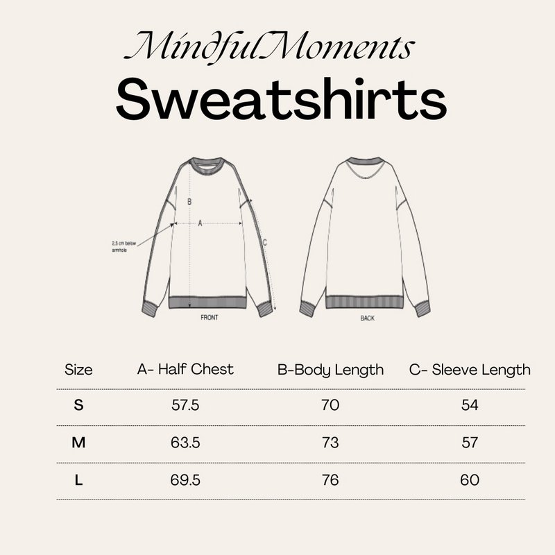 Bio-Sweatshirt, Enjoy Being Paused, Anthrazit
