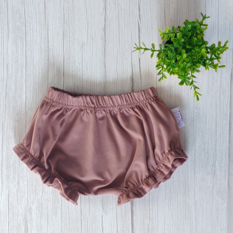Short à Volants Vieux Mauve
