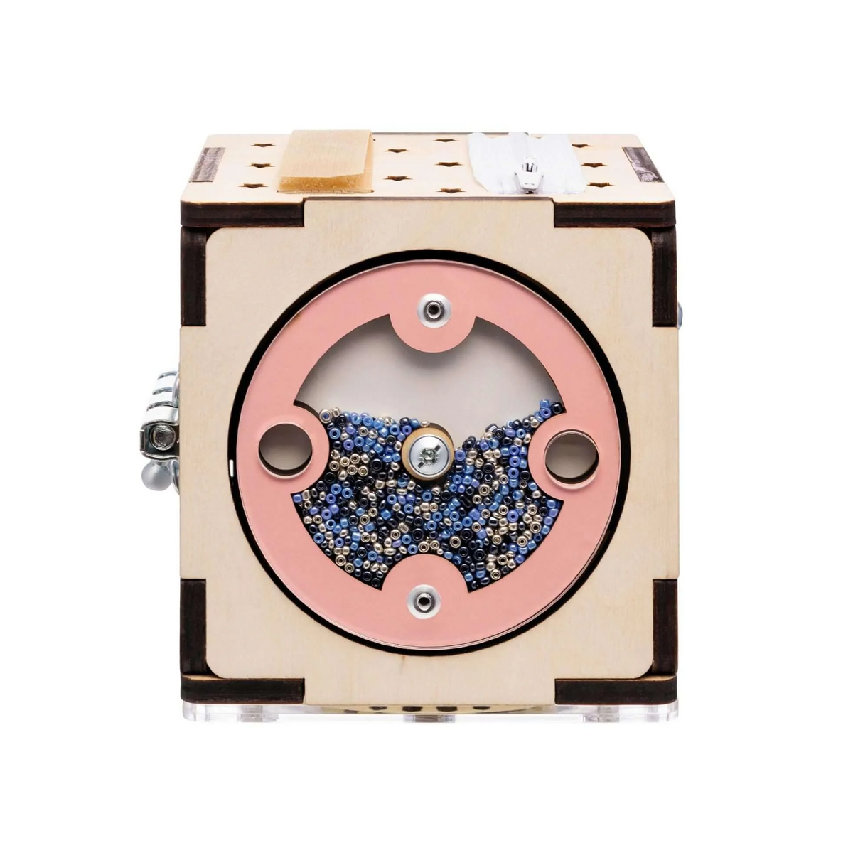 Set - BusyBoard house natural and creative cube