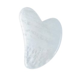 Gua sha - Natuurlijk Bergkristal - Massage Accessoire Tool - Face Lift - Gratis Cover