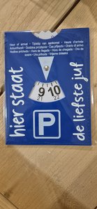 Parkeerschijf De liefste Juf