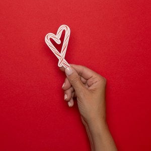 Candy cane vinyl stickers - perfect for customizing your favorite things