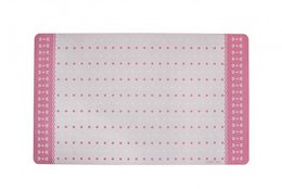 Bedruckte Matte Tupfen rosa 45x75 cm Isabelle Rose