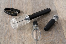 LAGUIOLE AIR PUMP WINE OPENER WINE BOX 4 ACCESSORIES