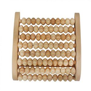 Foot massage roller wood asymmetrical, massager