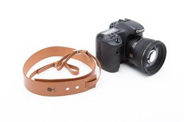 Leather camera strap