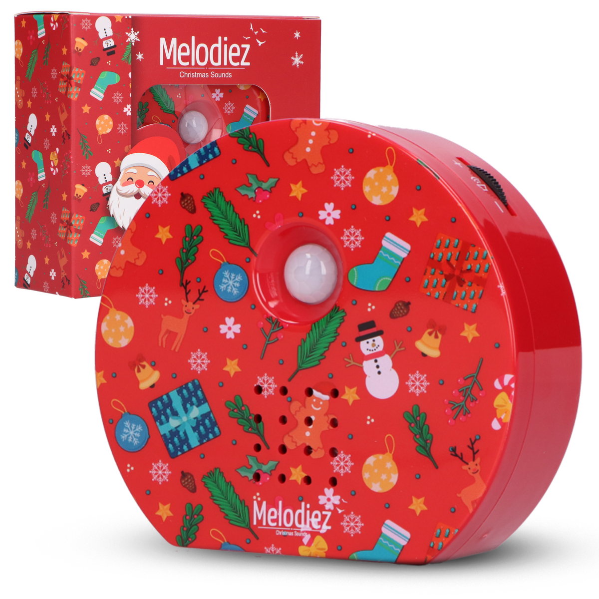 Melodiez Christmas noises with sensor - box incl. Batteries and 4 Christmas numbers and a greeting Santa