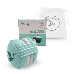 Liefjes & Co Baby - Protection Auditive Ajustable Pour Bébé Enfant 23 dB Beige Rose Bleu et Vert