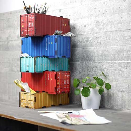 Container stacking box large