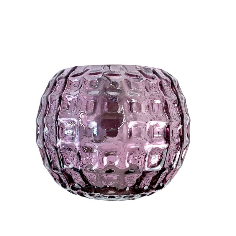 Tealightholder Rio Aubergine, set of 4