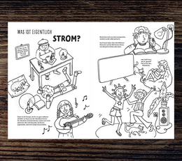 Climate protection coloring book for children
