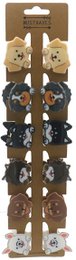 R-H8.1 H1126-001 Hair Clips Dogs 2.5cm -  3.5cm - 12pcs