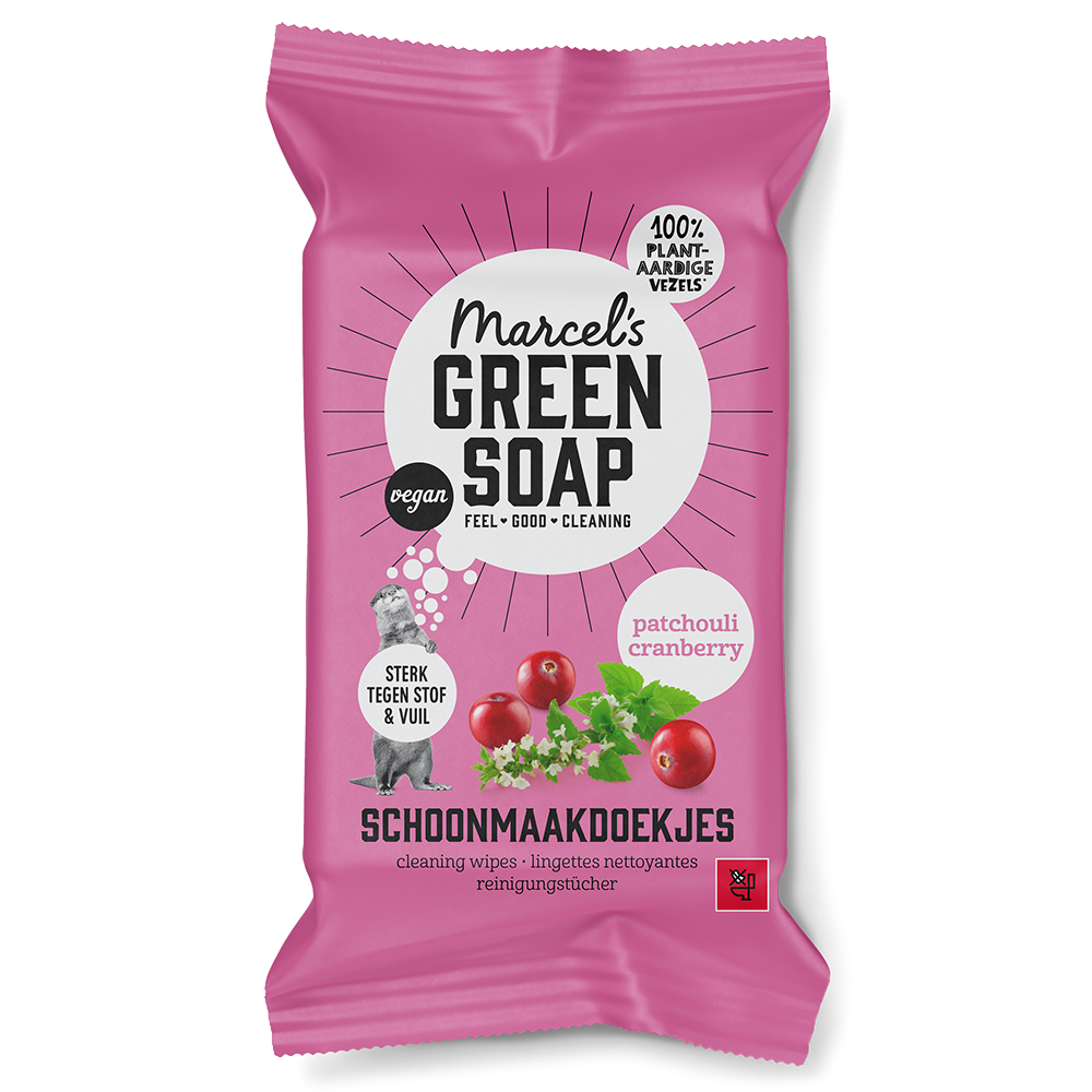 Hygienische Reinigungstücher Patchouli & Cranberry