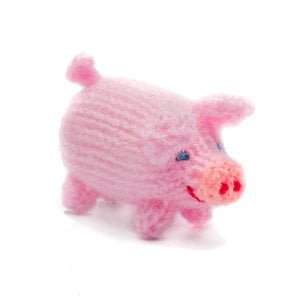 Gestricktes Schweinchen, klein
