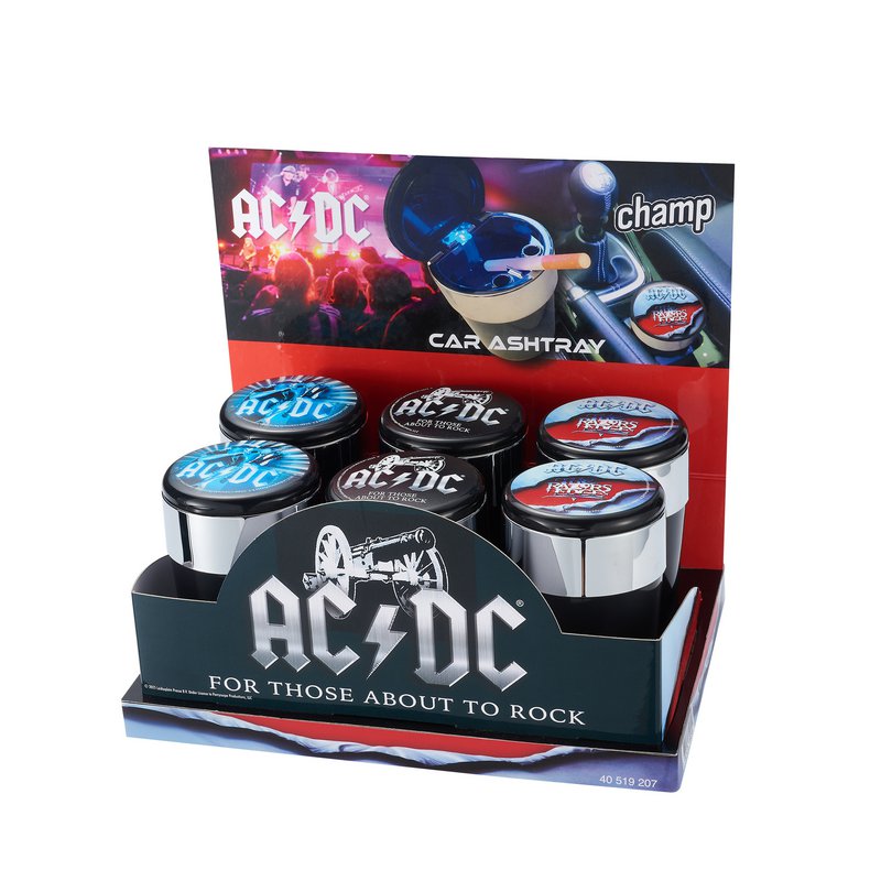 AC/DC car ashtray with LED