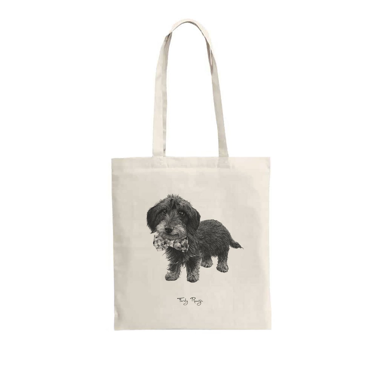 Saartje der Dackel, Baumwolltasche