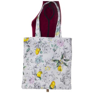 MAITE FABRIC TOTE TWILL ANTIM 41X45CM, HANDLES:30CM, POLY╔STER CU20097