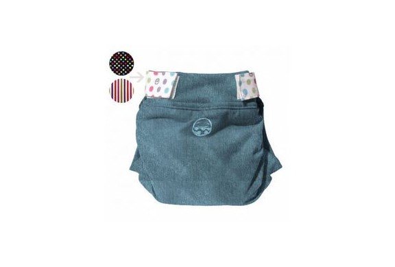 Petit Pea Hybrid Stoffwindel * JEAN * Sonderserie (nur Höschen), Größe M (5-11 kg)