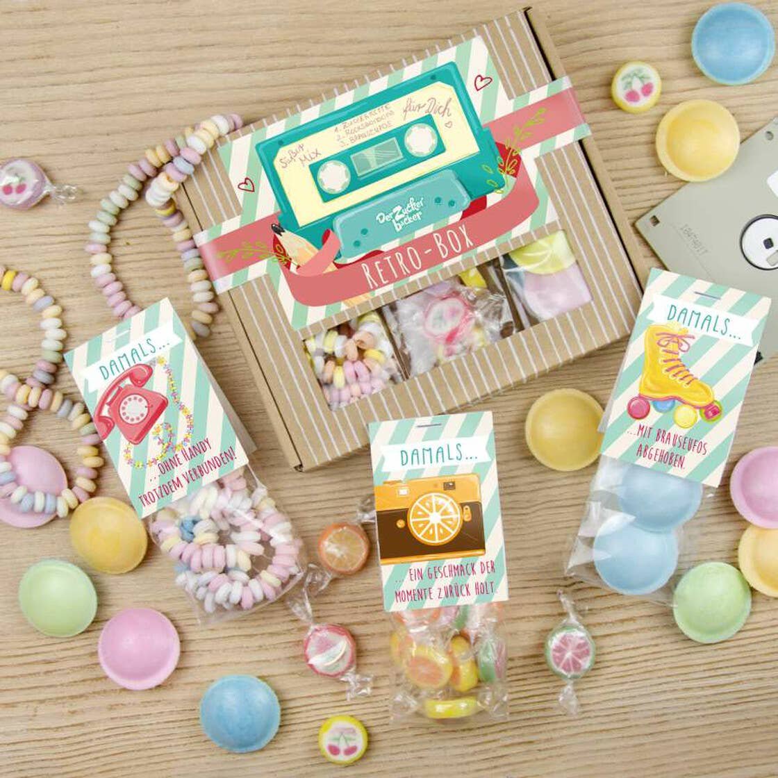 Naschbox Retro Box Gift Set Sweets