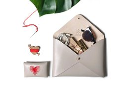 Stitch Heart Strings Envelope Pouch