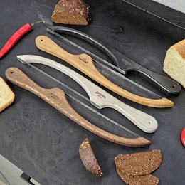Dębowy nóż do chleba do codziennego użytku w kuchni, drewniany ząbkowany nóż do chleba na zakwasie, prezent do pieczenia, prezenty kuchenne dla kucharzy