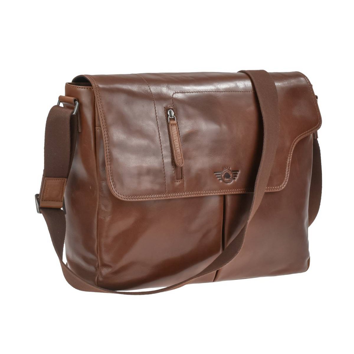 Waxy Vintage tabac noix A4 Messenger 1371-24