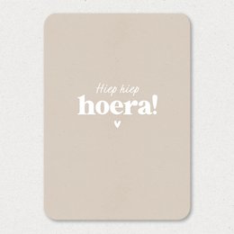 Kaart | Hiep hiep hoera
