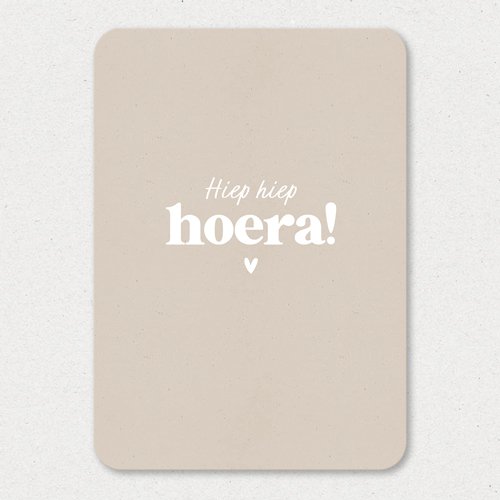 Kaart | Hiep hiep hoera